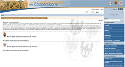 Desktop Screenshot of infocooperazione.it