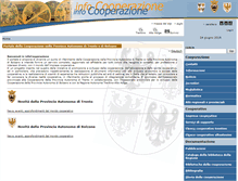 Tablet Screenshot of infocooperazione.it
